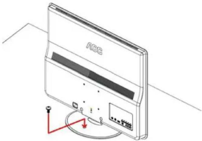 AOC V27m - Stand the monitor on a stable surface. - 2