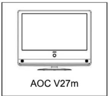 AOC V27m - Parts list - 1