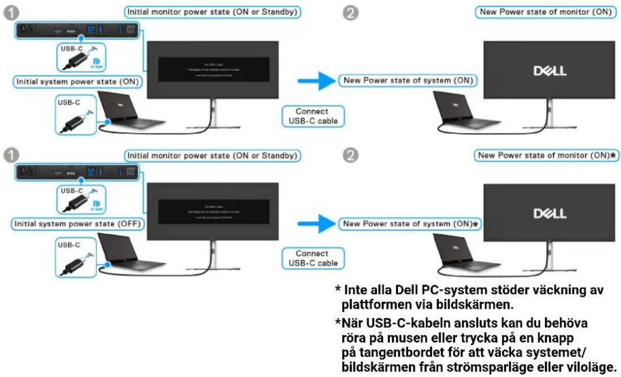 DELL P3425WE - Vakna vid USB-C-kabel - 1
