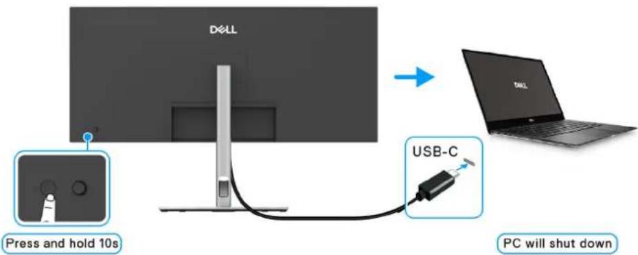 DELL P3425WE - Vakna vid USB-C-kabel - 5