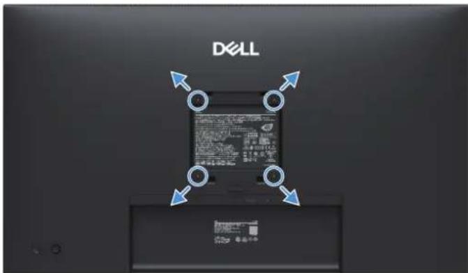 DELL P2725DE - VESA väggmontering (tillval) - 1