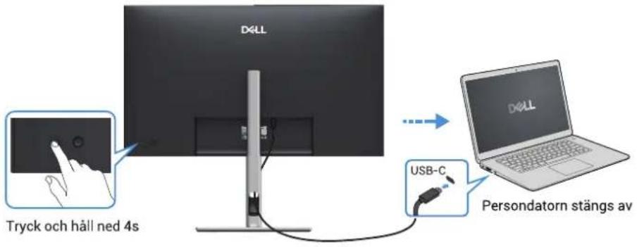 DELL P2725DE - Väcker med USB-C-kabeln - 9