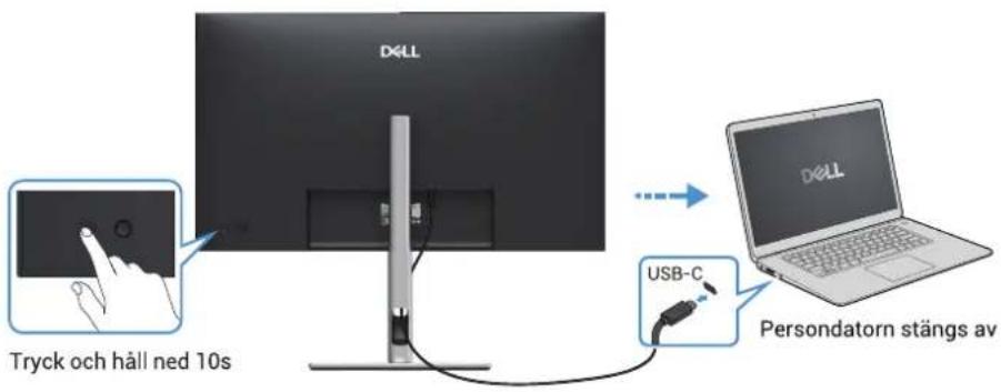DELL P2725DE - Väcker med USB-C-kabeln - 11