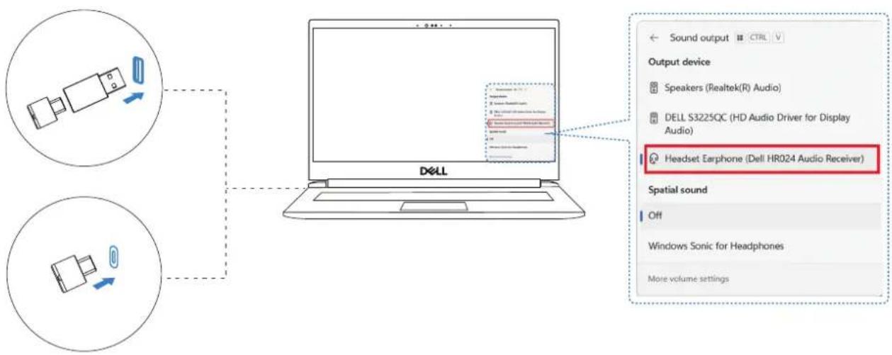 DELL SL525 - Trådlös Ljudmottagaranslutning - 1