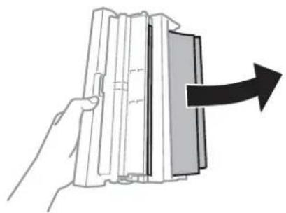 EPSON Expression Premium XP-710 - Removing jammed paper from the rear cover - 2