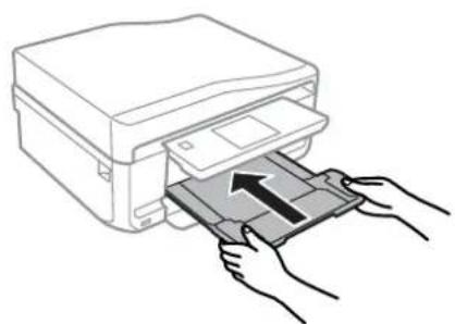 EPSON Expression Premium XP-615 - Notes regarding the control panel and the output tray - 1