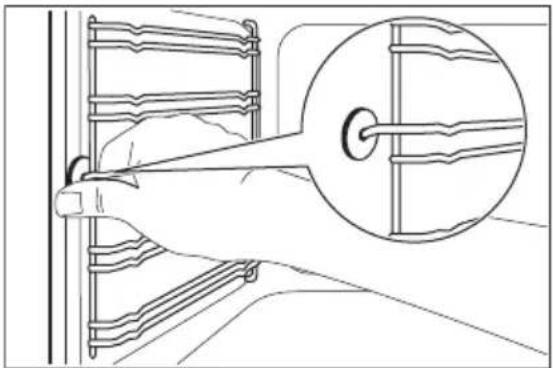 ELECTROLUX LKC74000SW - Borttagning av ugnstegarna - 1