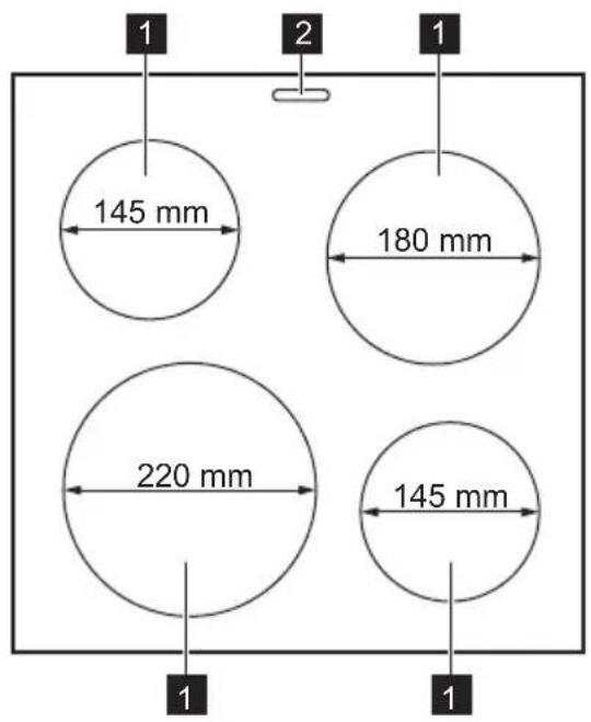 1 2 1 145 mm 180 mm 220 mm 145 mm 1 1