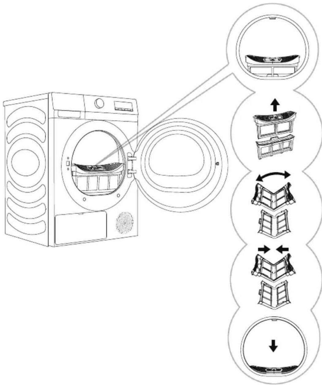 GORENJE DPE82 - RENGÖRING AV TORKFILTER I DÖRREN - 1