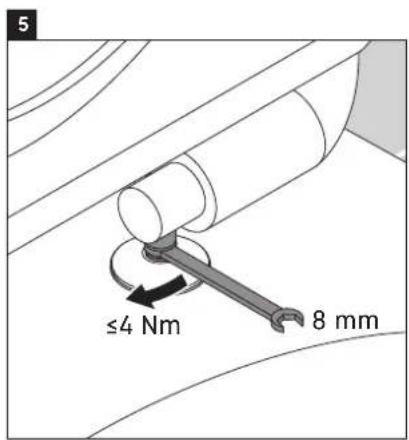 5 ≤4 Nm 8 mm