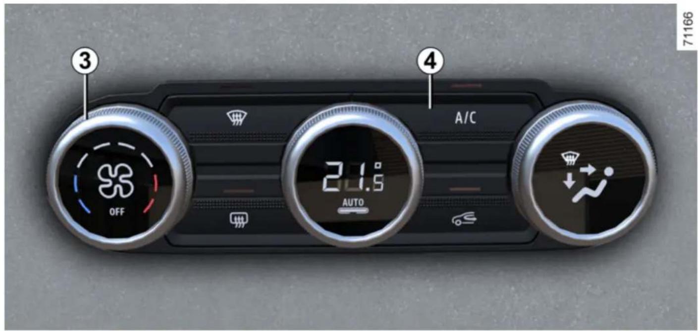 3 OFF 24.5° AUTO A/C 4 71166