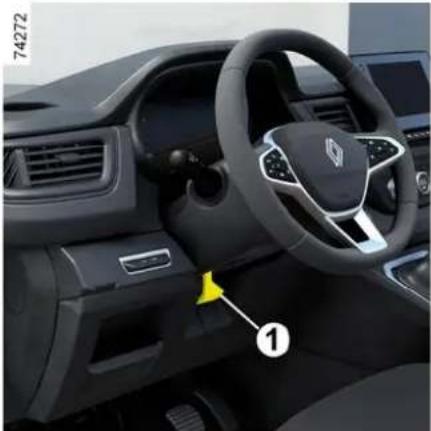 RENAULT Trafic (2025) - Justering av ratten i höjdoch djupled - 1