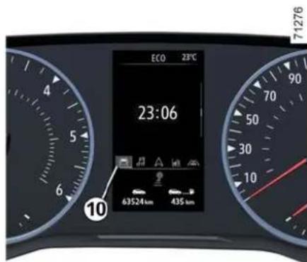 ECO 28°C 23:06 63524 km 435 km 10 71276