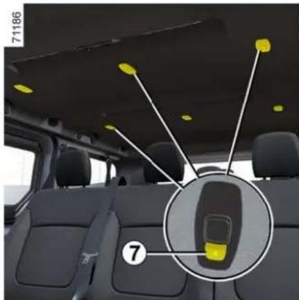 RENAULT Trafic (2025) - Lampa för baksäten 7 - 1
