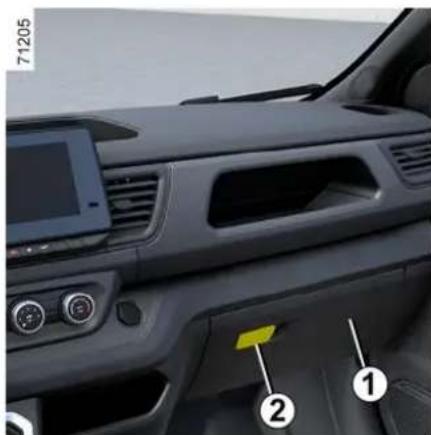 RENAULT Trafic (2025) - Mugghållare 2 och förvaringsfack öppet 3 - 12