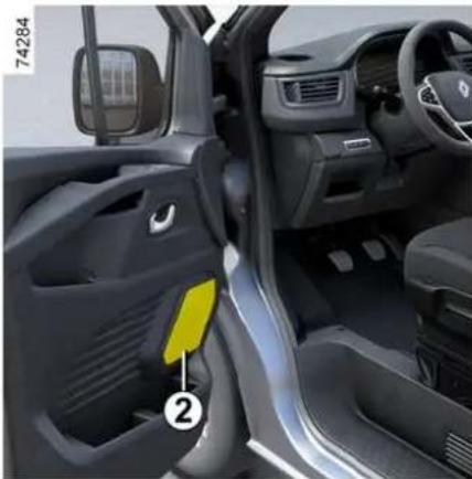 RENAULT Trafic (2025) - Högtalarnas placering 2 - 1