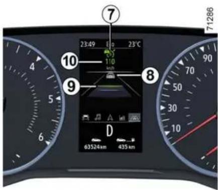 23:49 Eio 23°C 110 km/h 7 8 D 63524km 435 km 71286