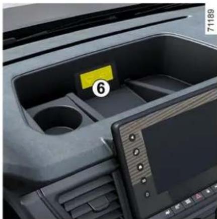 RENAULT Trafic (2025) - Mugghållare 2 och förvaringsfack öppet 3 - 7