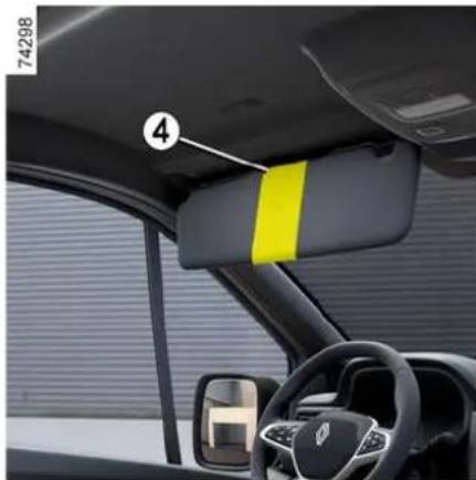 RENAULT Trafic (2025) - Mugghållare 2 och förvaringsfack öppet 3 - 4