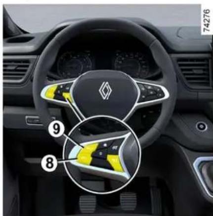 RENAULT Trafic (2025) - Variation av hastighetsbegränsning och farthållare - 1