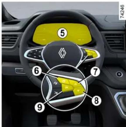 RENAULT Trafic (2025) - Aktivera/inaktivera systemet via färddatorn - 1