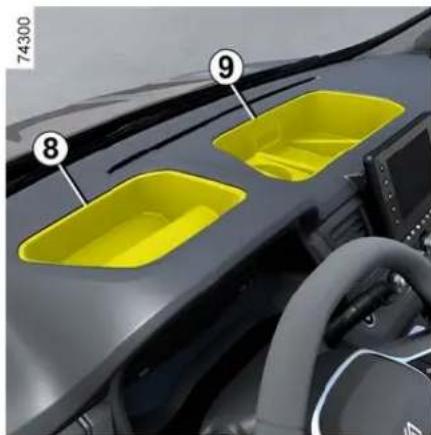 RENAULT Trafic (2025) - Mugghållare 2 och förvaringsfack öppet 3 - 8