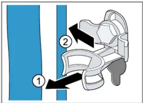 BOSCH WAN2829WSN - Ta bort transportsäkringarna - 1