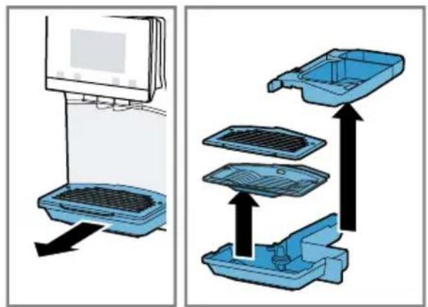 Diagram illustrating the process of a appliance recycling system, showing steps from base to disposal with arrows indicating flow.