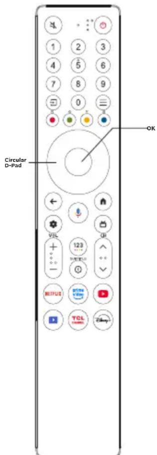 Circular D-Pad OK