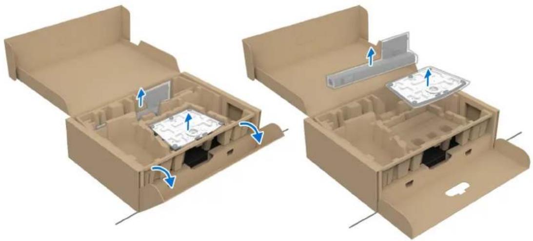 DELL P2426H - Attaching the stand - 1