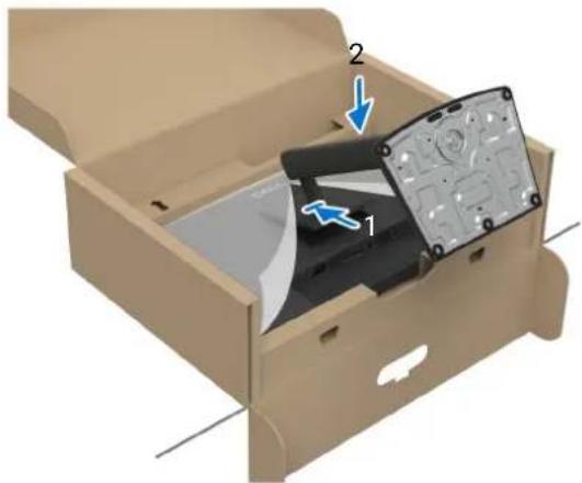 DELL P2426H - Attaching the stand - 4