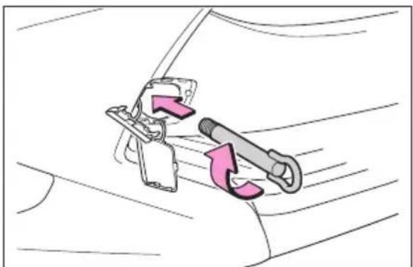 TOYOTA Yaris Hybrid (2022) - Metod för bogsering i akut situation - 2