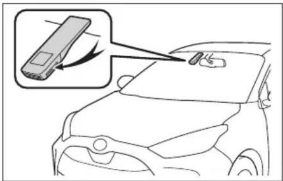 TOYOTA Yaris Hybrid (2022) - Regnsensor (modeller med vindrutetorkare med regnsensor) - 1