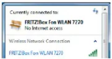 AVM Fritz! USB-Adapter N - Establishing a WLAN Connection (Windows 7) - 2