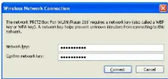 AVM Fritz! USB-Adapter N - Establishing a WLAN Connection (Windows XP from Service Pack 2) - 3