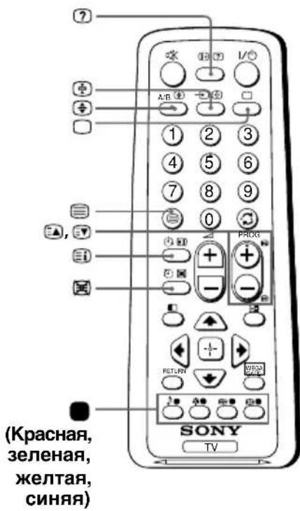 (Красная, зеленая, желтая, синяя) SONY TV