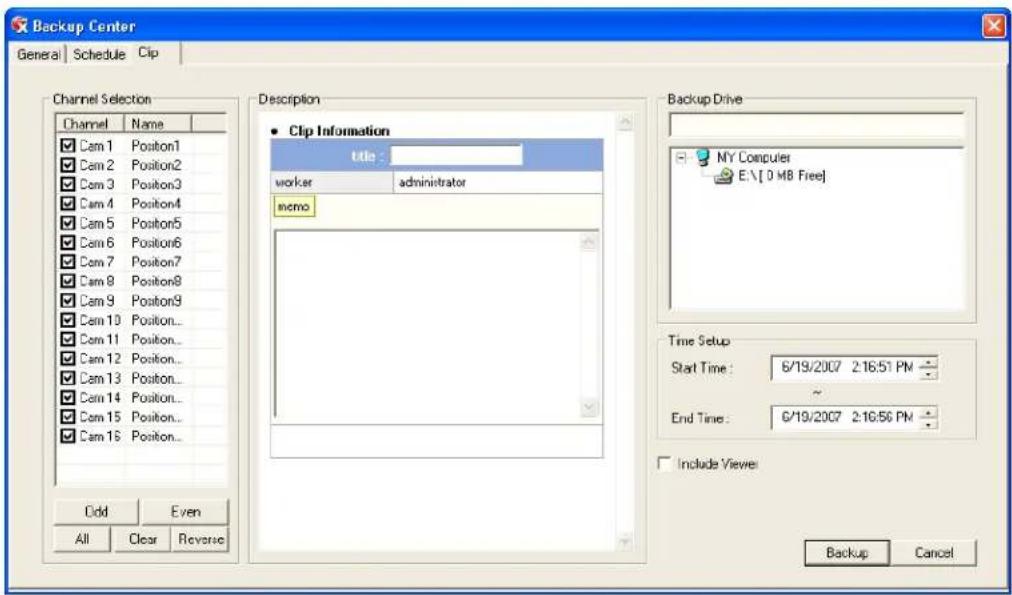 TOSHIBA HVS16-240-2T - Clip Screen Overview - 1