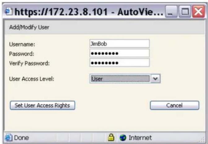 Avocent AVCTBND1 - To add or modify a user: - 2