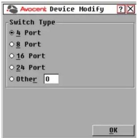 Avocent AVCTBND1 - To assign a device type: - 1