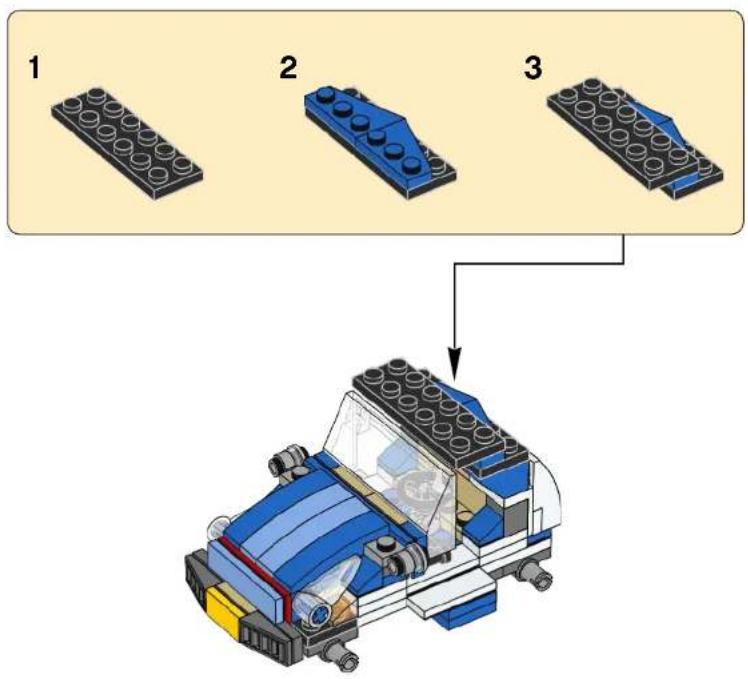 LEGO Blue Roadster - CREATOR - 68