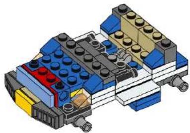 LEGO Blue Roadster - CREATOR - 47