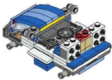 LEGO Blue Roadster - CREATOR - 57
