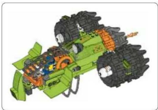 LEGO Thunder Driller - POWER MINERS - 10