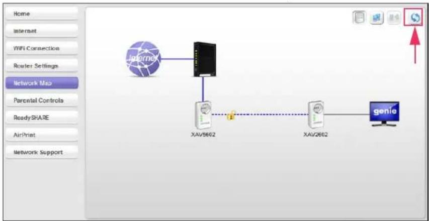 NETGEAR XAVB2602 - To add a Powerline device to the Powerline network using NETGEAR genie: - 1