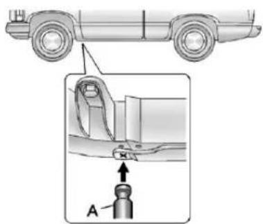 CHEVROLET Tahoe Hyrbid (2012) - RemovingtheFlatTireand InstallingtheSpareTire - 5