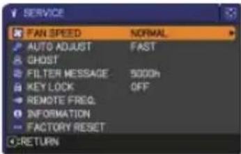 HITACHI CP-RX80EF - OPTION menu - 5
