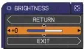 BRIGHTNESS RETURN +0 EXIT