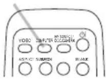 HITACHI CP-RX80EF - Press INPUT button on the projector. - 3