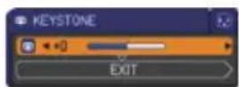 HITACHI CP-RX80EF - Correcting the keystone distortions - 1