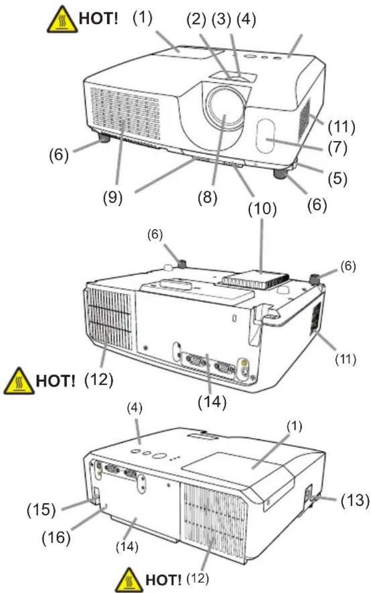 HITACHI CP-RX80EF - Projector - 1